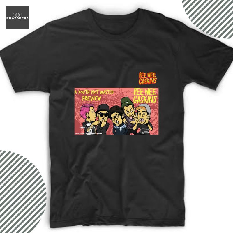 Baju Kaos Band Pee Wee Gaskins | Kaos Band Musik Pee Wee Gaskins