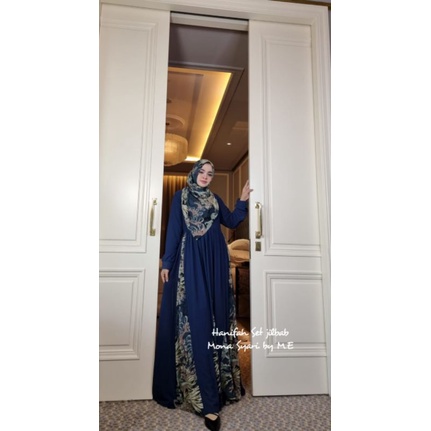 Hanifah set hijab Original Mona syar'i By M.E