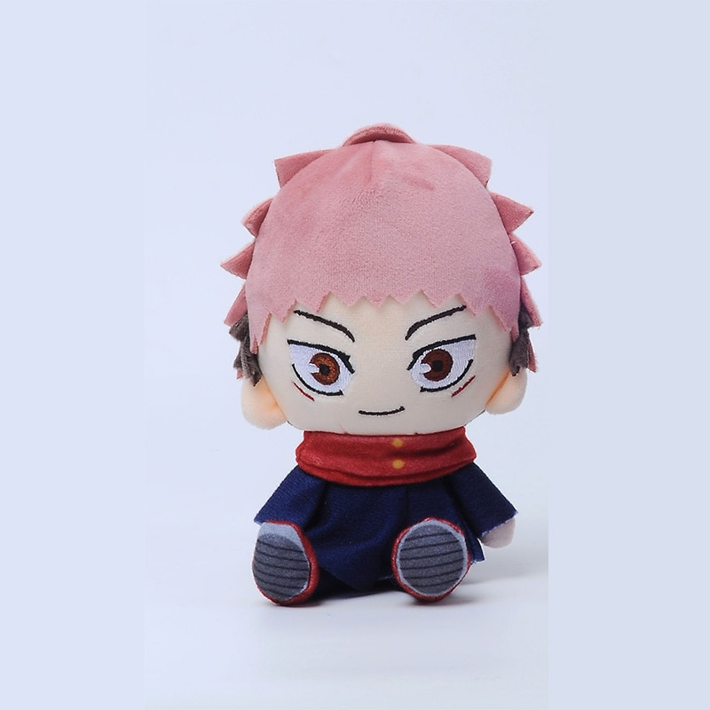 Boneka Anime Jujutsu Kaisen Yuji Itadori Bahan Plush Untuk Hadiah Anak