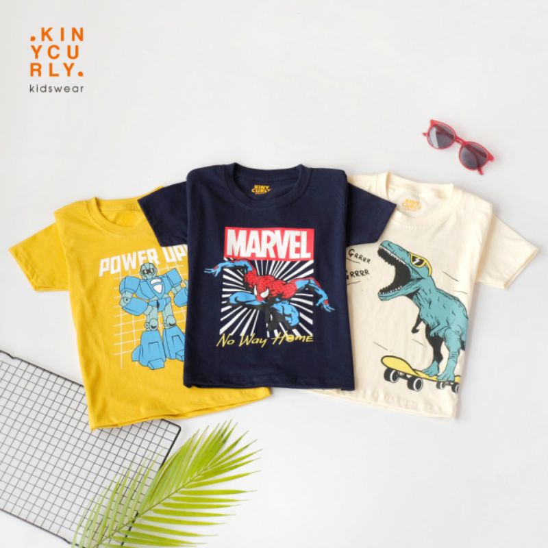 Kaos Anak Boy Series XI Kinycurly Original Pakaian Anak Laki-laki Super Premium