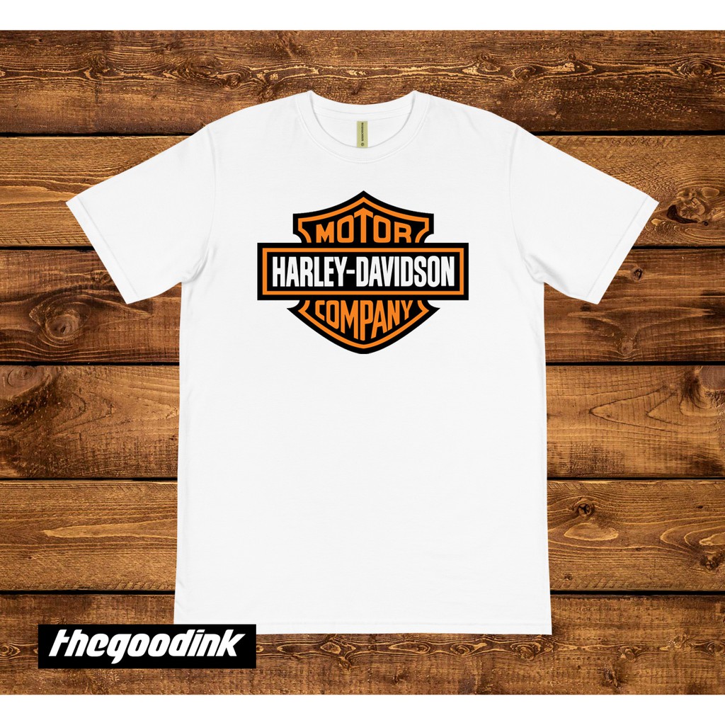 Kaos Harley Davidson Logo 4 - Original Gildan T-shirt DTG Digital Print