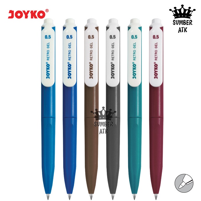 

Diskon Color Gel Pen Pena Jel Warna Joyko Gpc-316 Retro Gel 6 Warna 0.5 Mm Trendi
