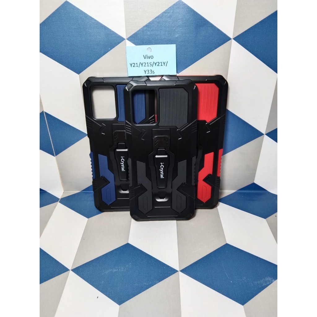 VIVO Y21/Y21Y/Y21S/Y33S Robot Silikon Ring Standing Cover Casing HP