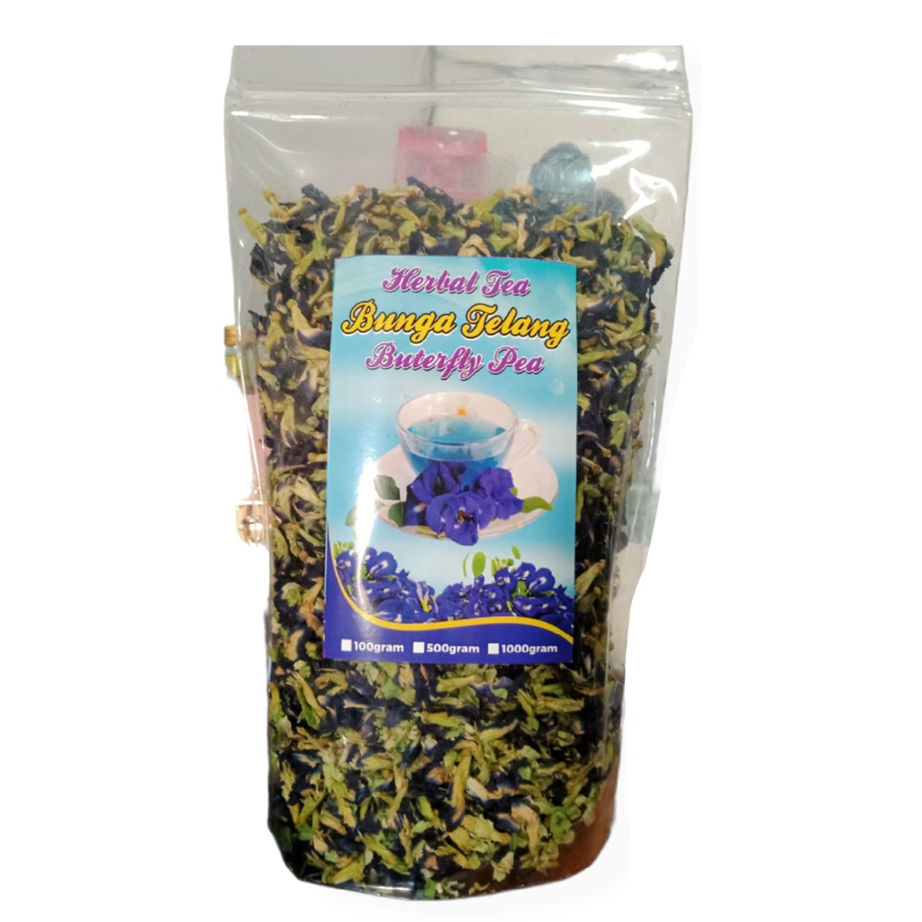 

Bunga TELANG Herbal Tea Buterfly Pea 100 gr Best Seller...!!!