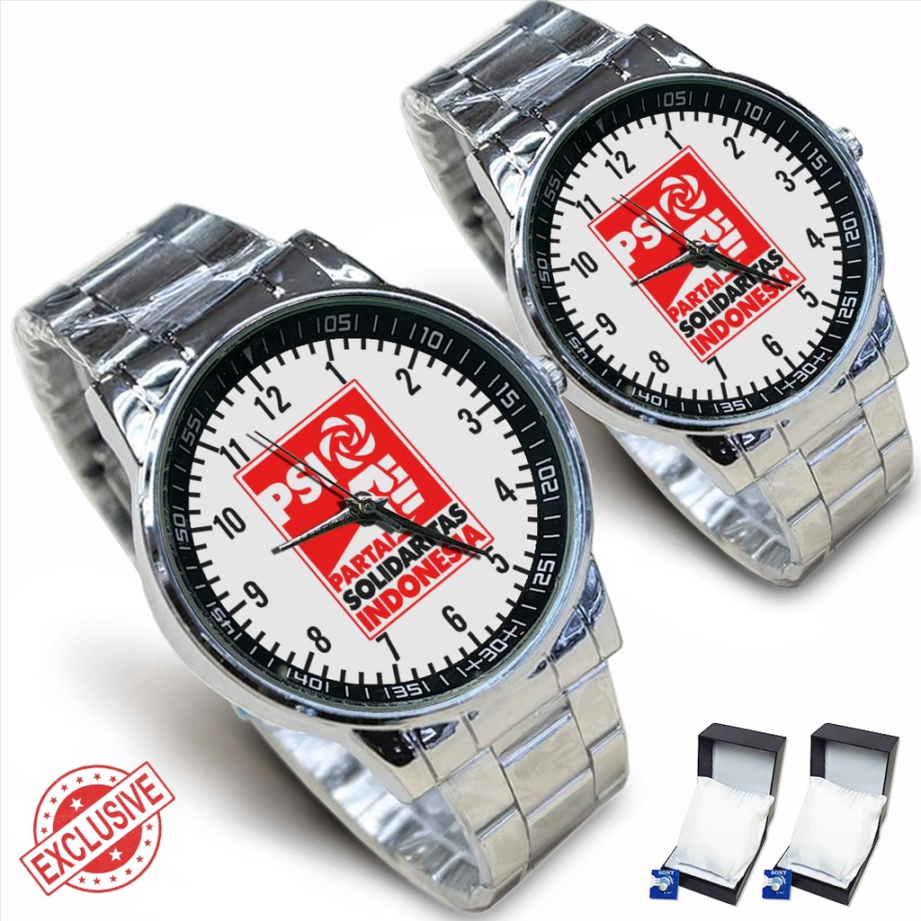 Jam Tangan Rantai Couple PARTAI SOLIDARITAS INDONESIA - 02 (Nice)