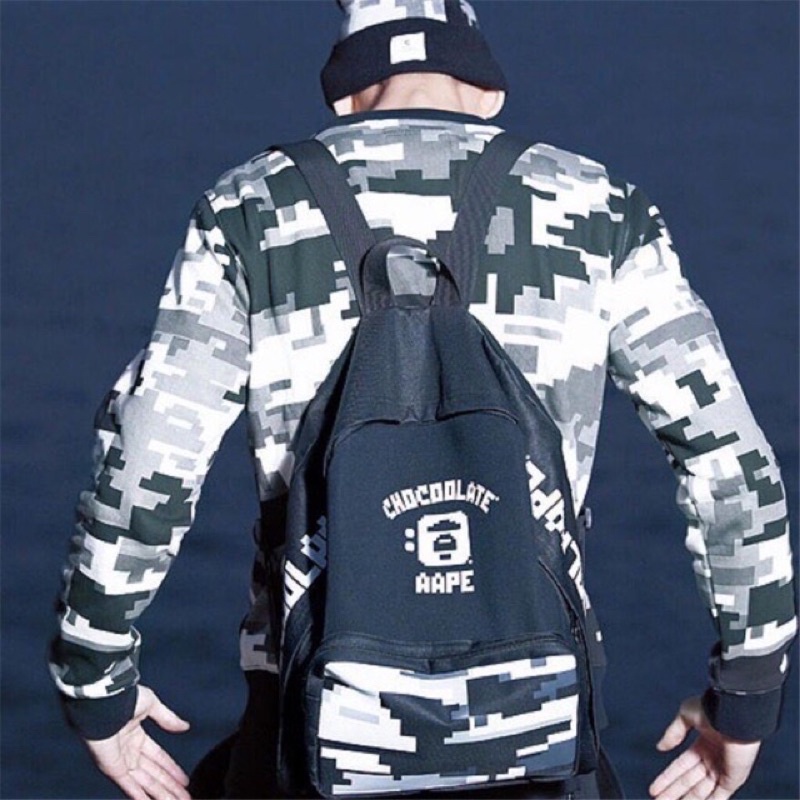 Tas punggung Bape hitam