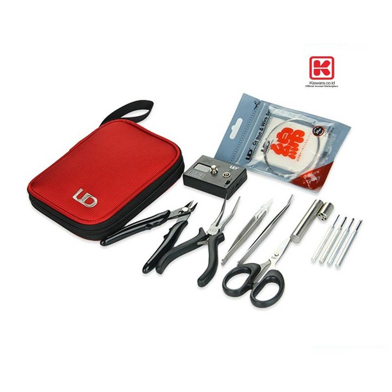 UD Coil Mate Coiling Tools Kit - RED [Authentic] KiswaraBandung