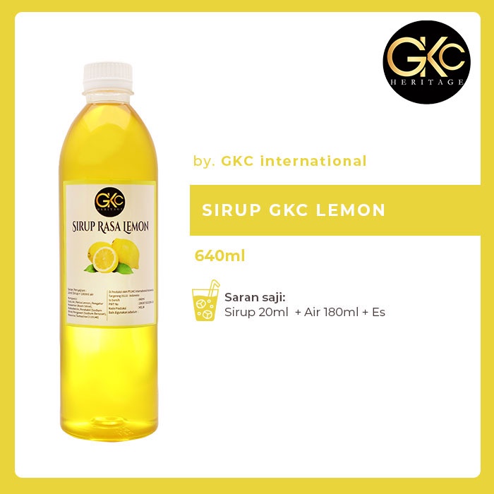 

Sirup Minuman GKC "Rasa Lemon" 640ml
