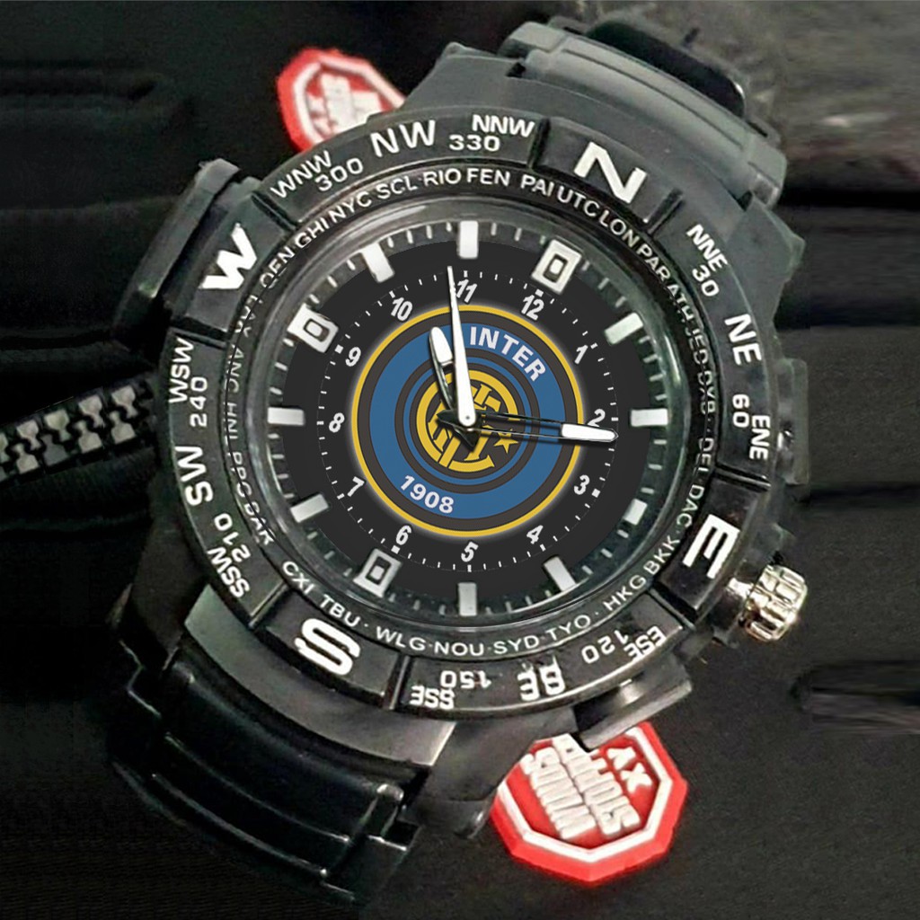 (EXCLUSIVE) Jam Tangan INTER motif 1 Sport Bagus