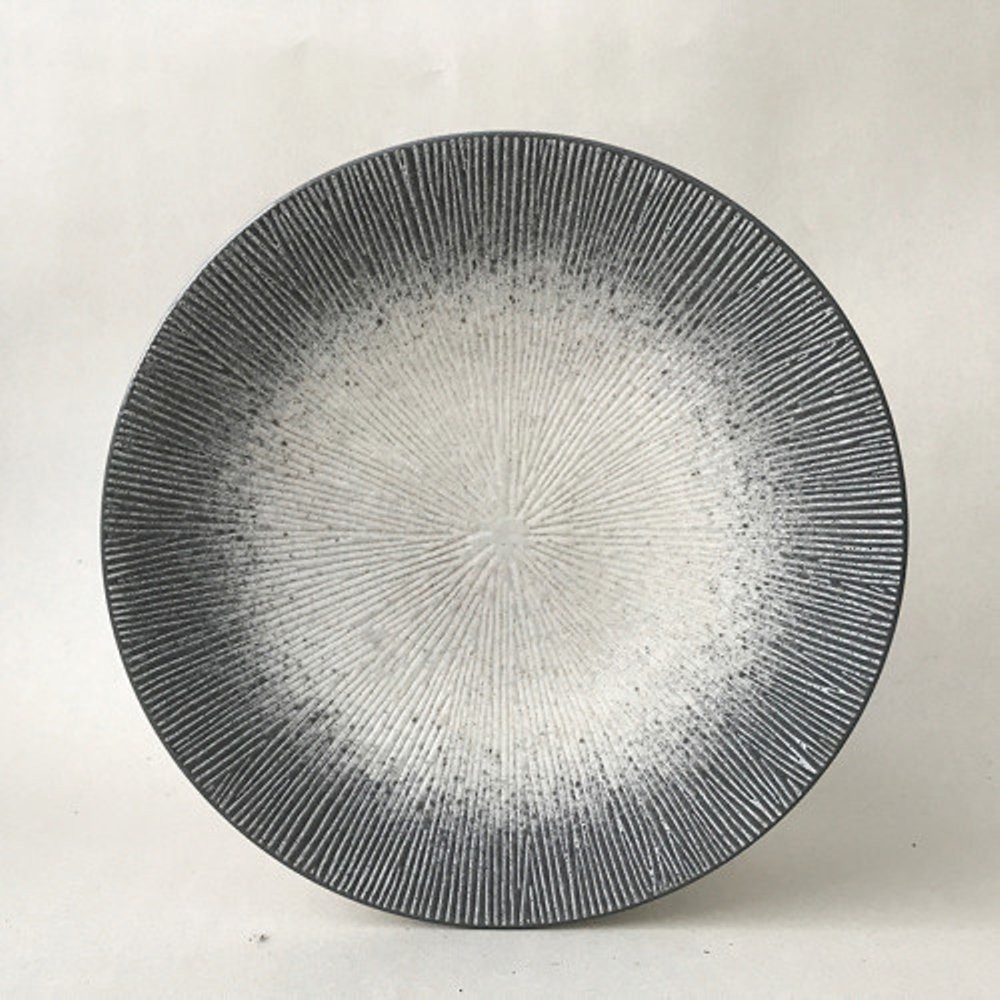 Piring Makan Keramik Cafe - Ceramic Dinner Plate Kanazawa Grey