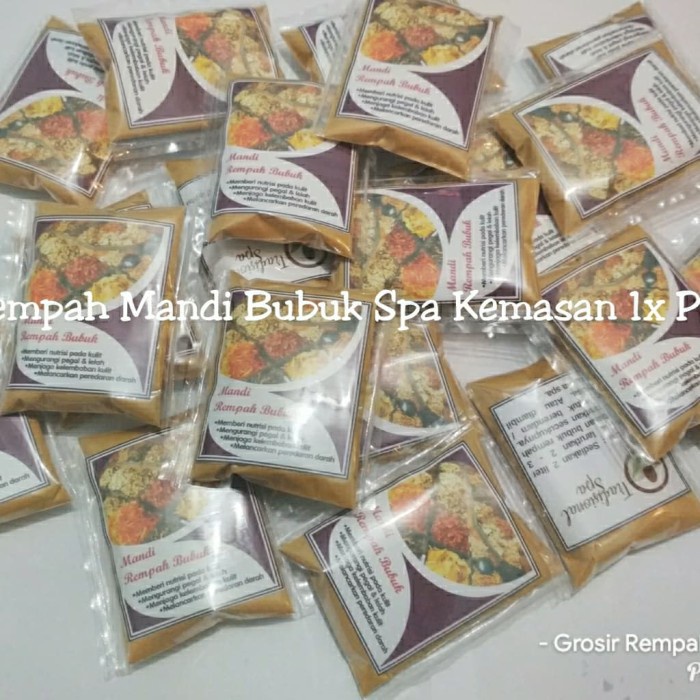 

COD 1 Pack Isi 10 - Mandi Rempah Bubuk Spa / Sauna Spa Uap / Mandi Rendam. - PLUSGARAM+WANGI
