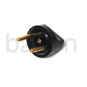 BROCO 844 STD Conversion Plug 6A 250V Black - Konverter Colokan