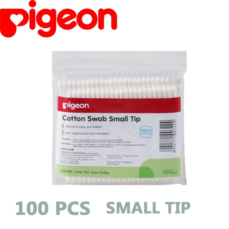 Cotton Bud Pigeon Small Tip Isi 100Pcs