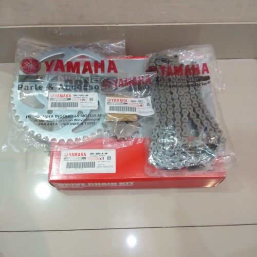 gear set rantai CHAIN & SPROCKET KIT R15 V2 old 2PK1 ori asli ygp ger