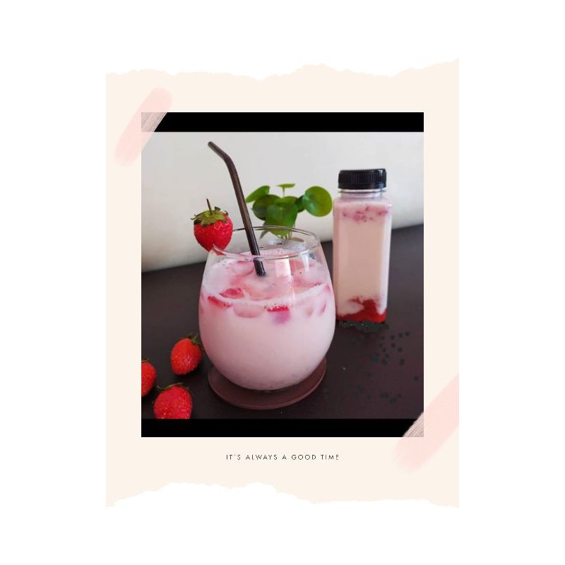 

korean stawberry milk