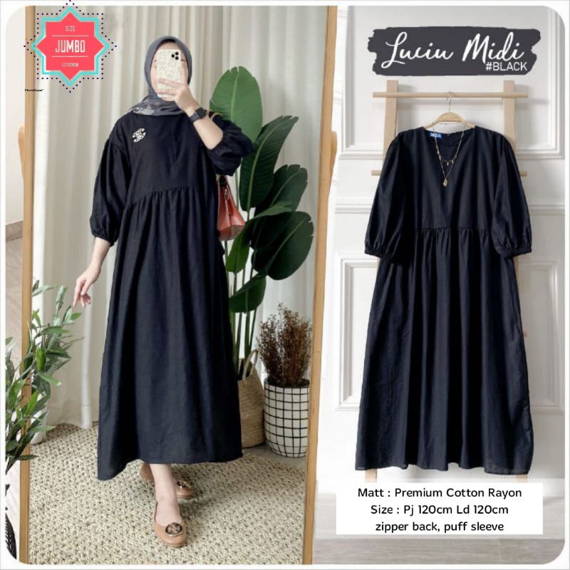 PROMO LUCIU MIDI DRESS JUMBO LD 120