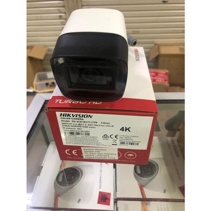 Kamera CCTV Hikvision 8MP 4K Outdoor 2CE16U1T-ITPF