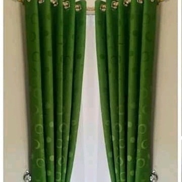 PROMO gorden jendela warna hijau lumut minimalis gorden pintu hordeng korden