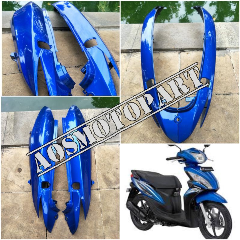 body bodi spacy fi spacy karbu cover body samping kanan kiri Honda spacy biru kw super berkualitas