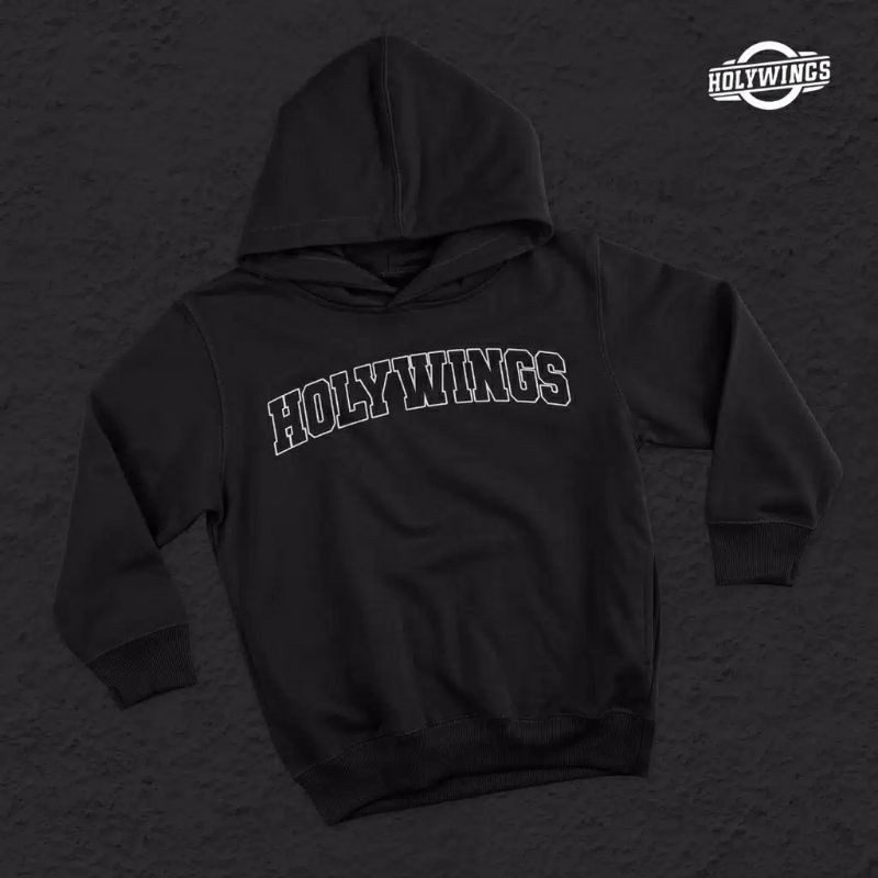 Jaket Hoodie Sweater HOLYWINGS Custom Keren Bahan Tebal