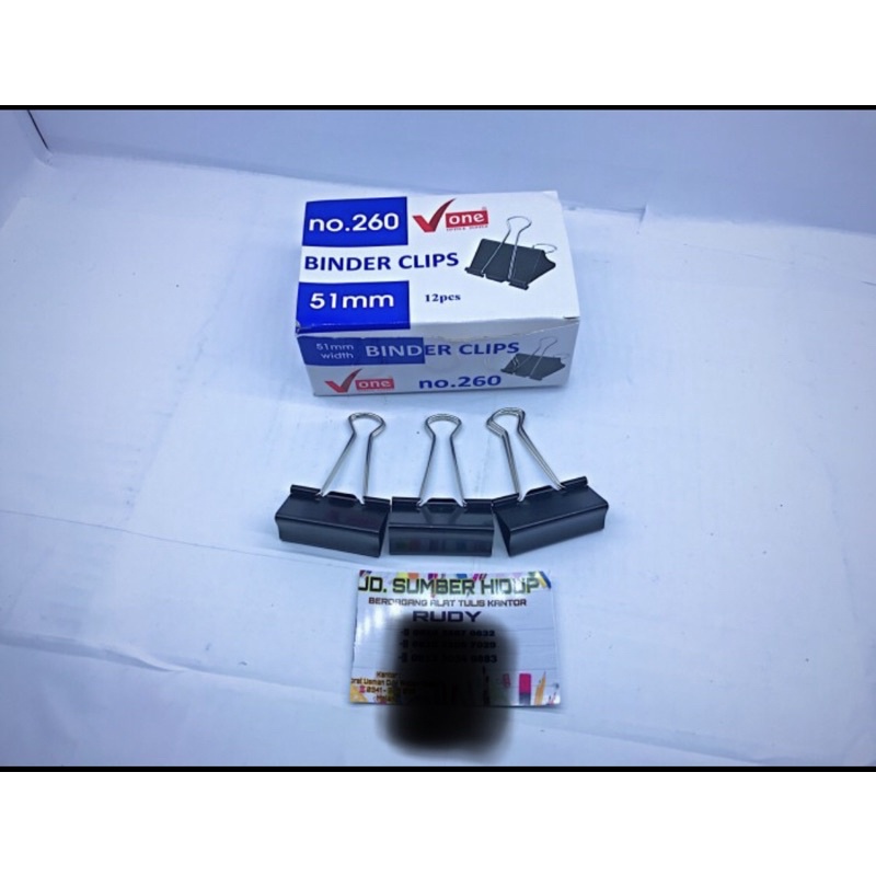 

BINDER CLIPS NO.260 51mm