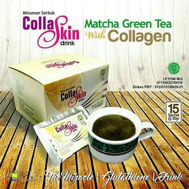 

Collaskin drink matcha/CodDrink Matcha greentea