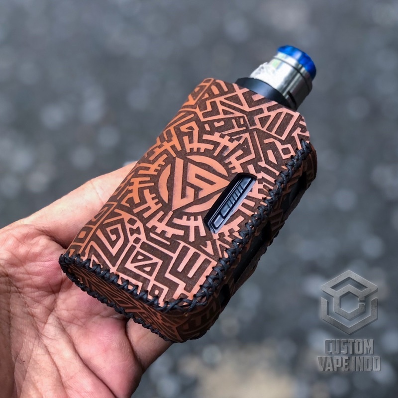 Leather Sleeve case AEGIS LEGEND 2 KIT 200W Motif Full Enggraving