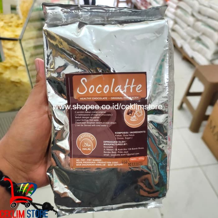 

Socolatte Original 450 Gram | Coklat Aceh Asli