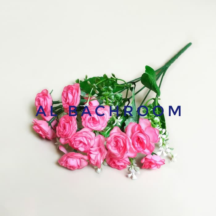 Bunga mawar plastik B8032 bunga artificial dekorasi rumah B8032 bunga mawar artificial home decor-4