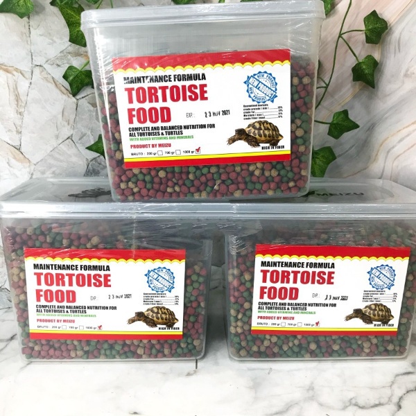 Meizu Tortoise Food 1 kg Makanan Pelet Pellet Kura Darat Torto Turtle