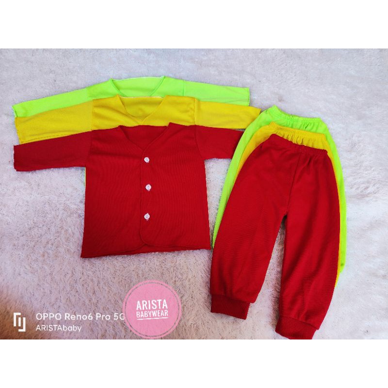 Paket Newborn baju+celana bayi RAINBOW