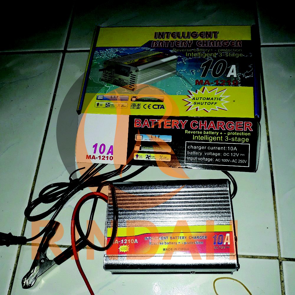 Charger Aki 10 Ampere Otomatis