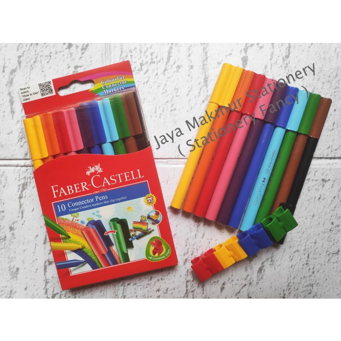 

Diskon Connector Pen Faber-Castell 10 Warna Bagus