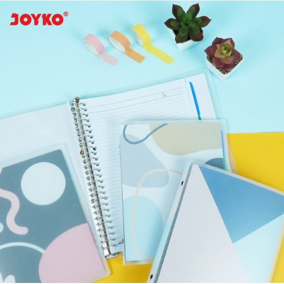 

H7Y Binder Note Joyko B5 Loose Leaf Pastel Colour B5-TSAT-145 Notebook Murah Tebal Grosir Warna