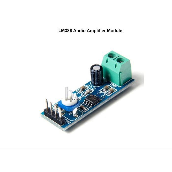 LM386 Audio Amplifier Module 5V-12V with Adjustable volume control