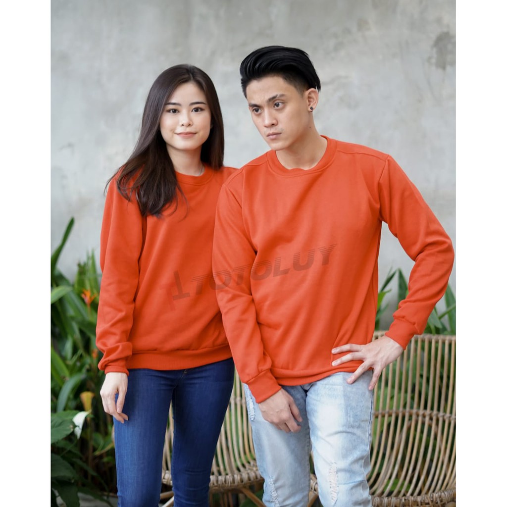 MUKZHOP - COUPLE SWEATER JUMPER / BASIC POLOS / TOTOLUY / BATA