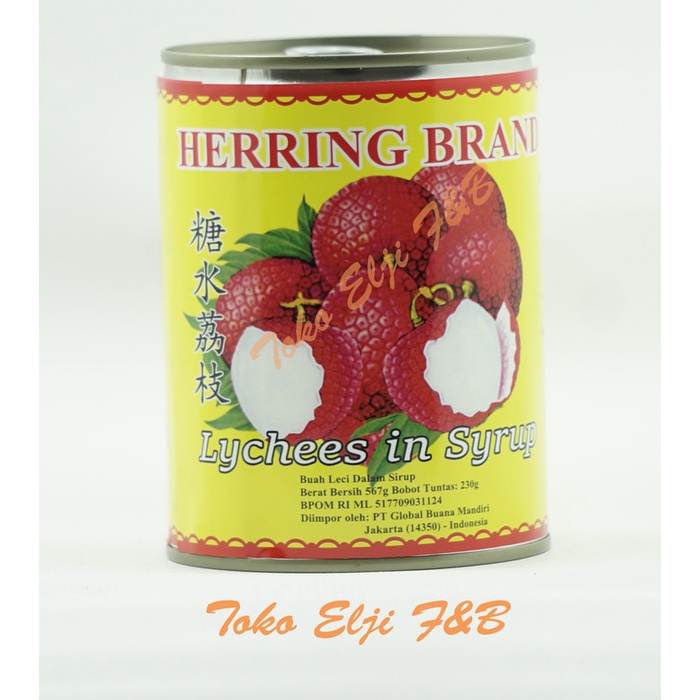 

Gg01Hh Leci Kaleng Merk Herring Brand Lychee Can Ds01Gkk