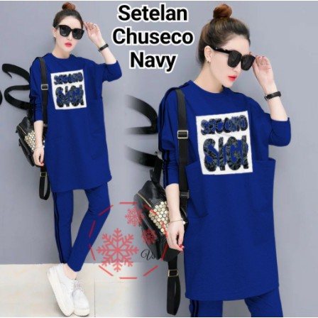 Setelan Wanita Kekinian | Baju Setelan Wanita | Stelan Celana Wanita Kekinian Terbaru Meghan Set#2