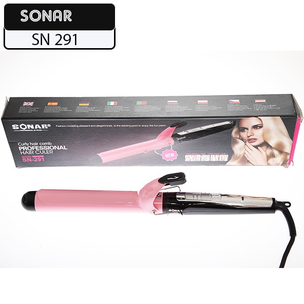 CATOKAN SN 291 CURLY HAIR COMB PROFESSIONAL CULER SONAR CURLY TONG 31mm , Catokan Curly Jumbo