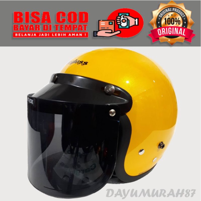 Helm Cargloss Original Plus Kaca Datar CFM