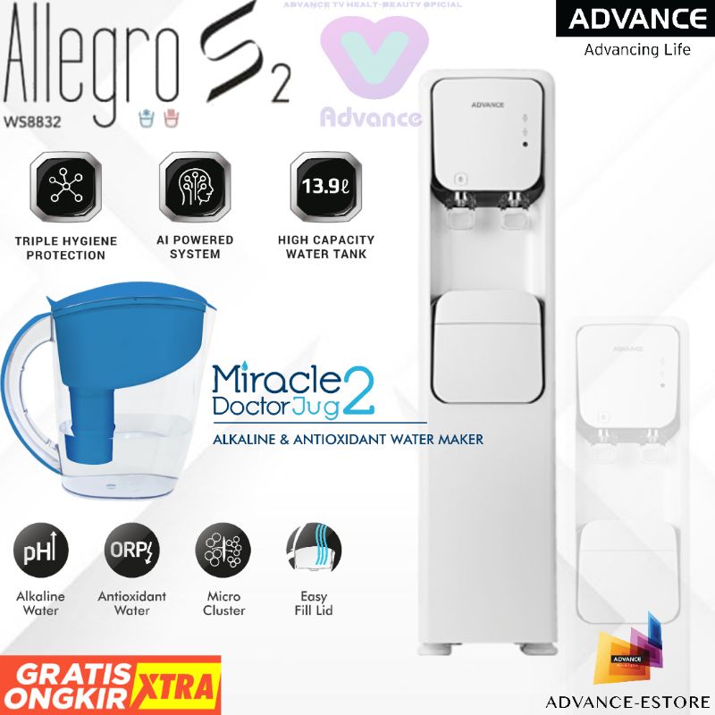Advance Allegro S2 Pemurni Air Reverse Osmosis Kapasitas 10L