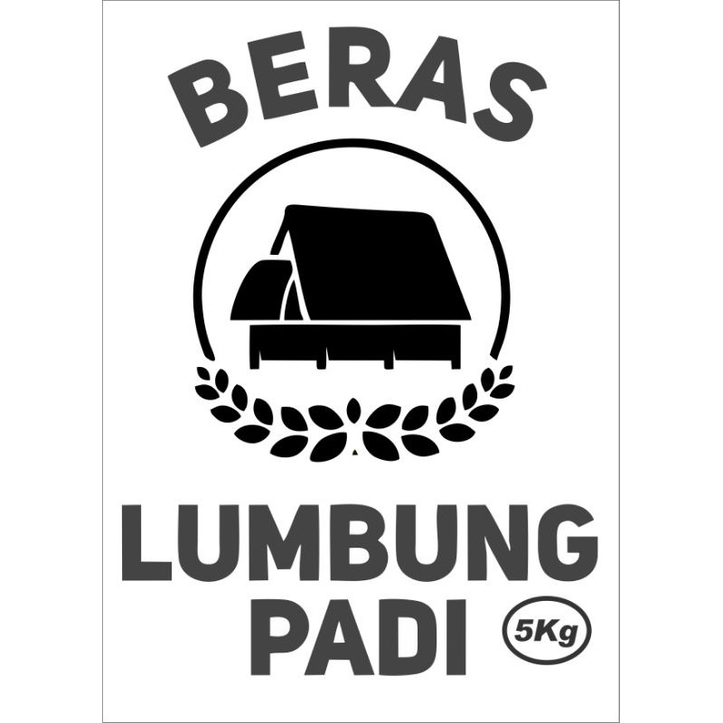 Plastik Beras kemasan 5 kg custom
