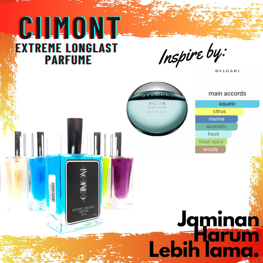 ciimont parfum BVLGARI AQVA MARINE - inspired - parfum