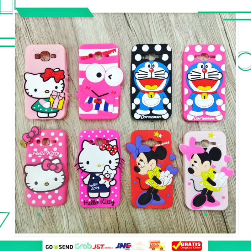 SoftCase Silikon Karakter 3D Samsung J5/ J5 Prime/ J5 Pro/ J6/ J6+/ J7 Prime Casing Karakter Lucu