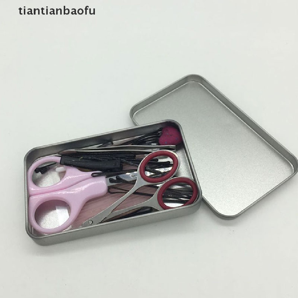 [tiantianbaofu] 1PC Mini Iron Box Slide Cover Storage Box Wedding Portable Tin Boxes Container Boutique