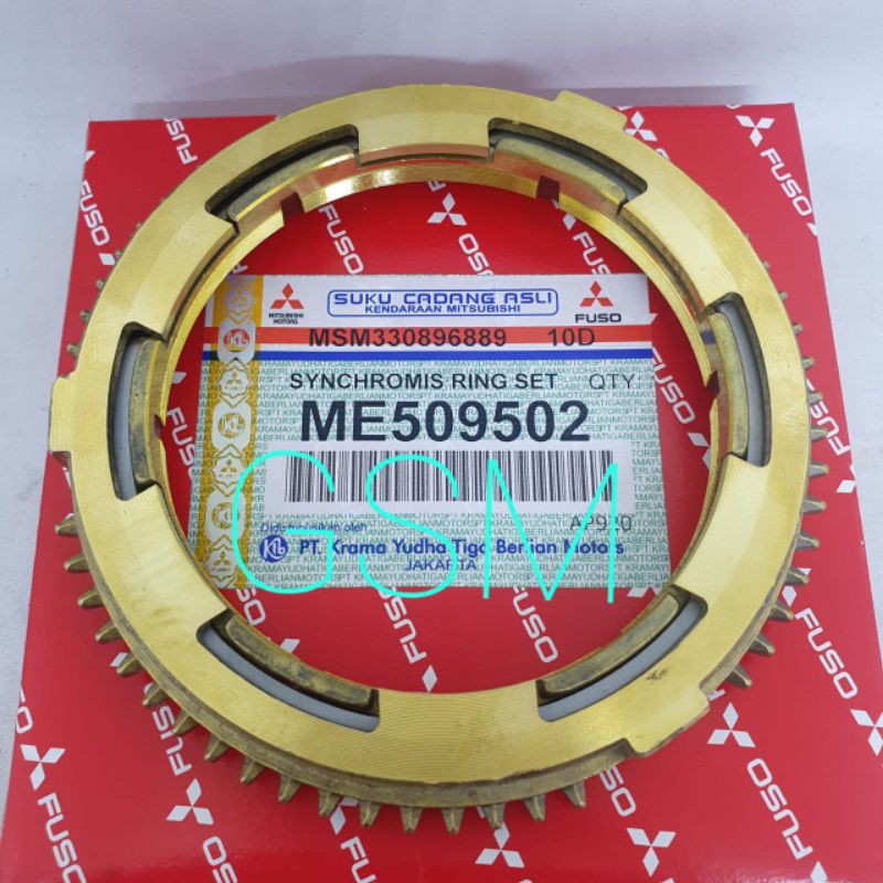GIGI KUNINGAN SINKRONIS RING SYNCHROMIS SET MITSUBISHI PS125 CANTER