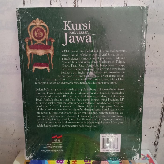 

DISKON SPESIAL ORI BUKU KURSI KEKUASAAN JAWA OLEH EDDY SUPRIYATNA MARIZAR BEST SELLER TERBARU