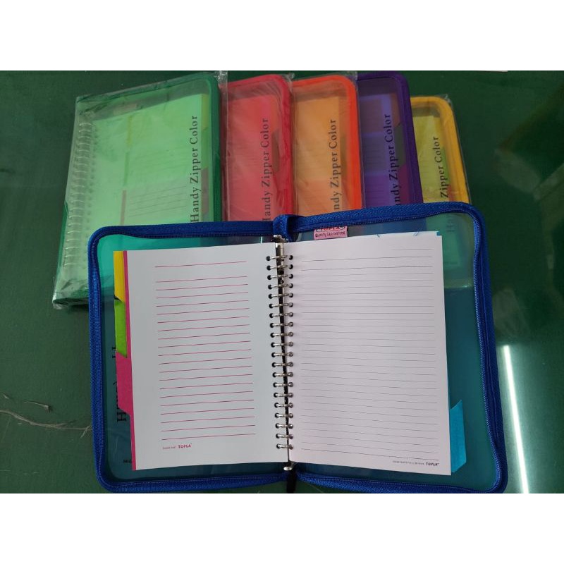 

BINDER NOTE ZIPPER TOPLA A5 MURAH BERKUALITAS