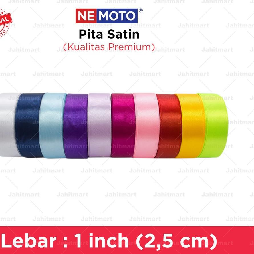 

Termurah!! KODE-288 PITA SATIN 1 INCH / 2.5 cm PER ROLL