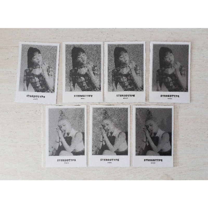 Scratch Card STAYC Stereotype Sumin Sieun